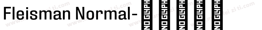 Fleisman Normal字体转换